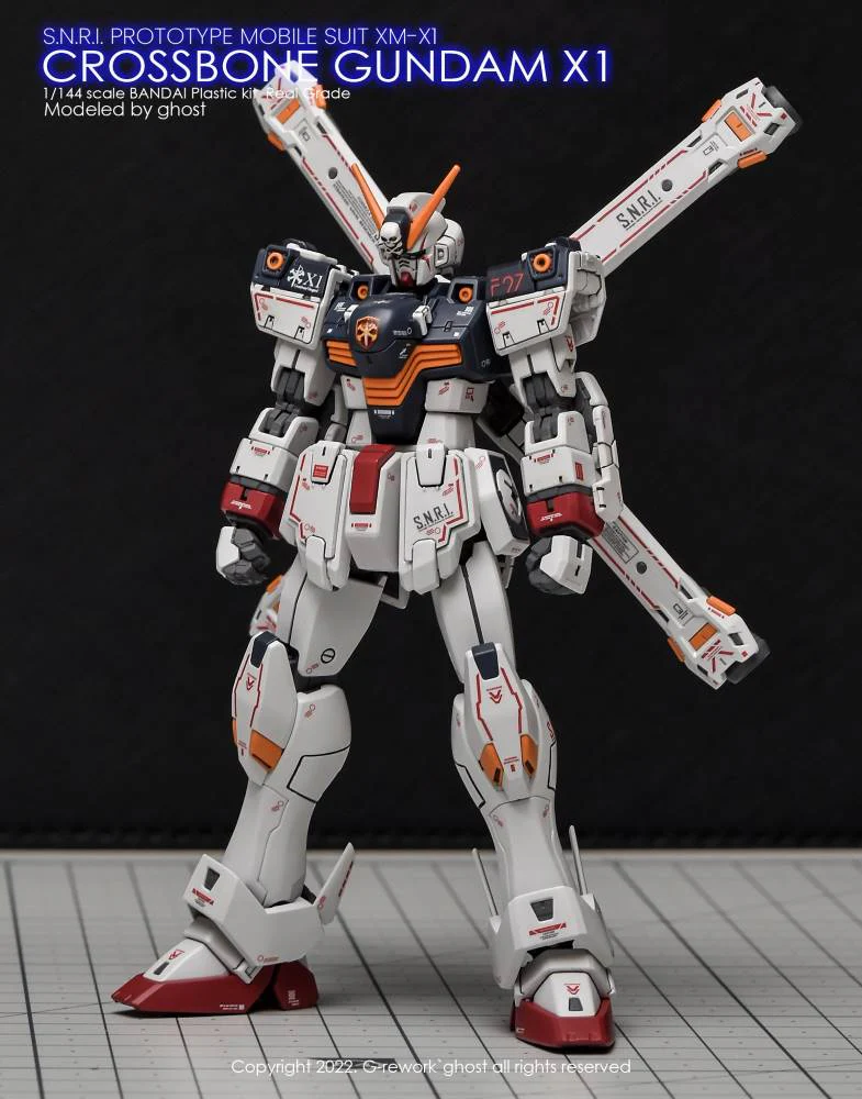 G-REWORK Decal RG31 RG Crossbone Gundam X1 - Image 3