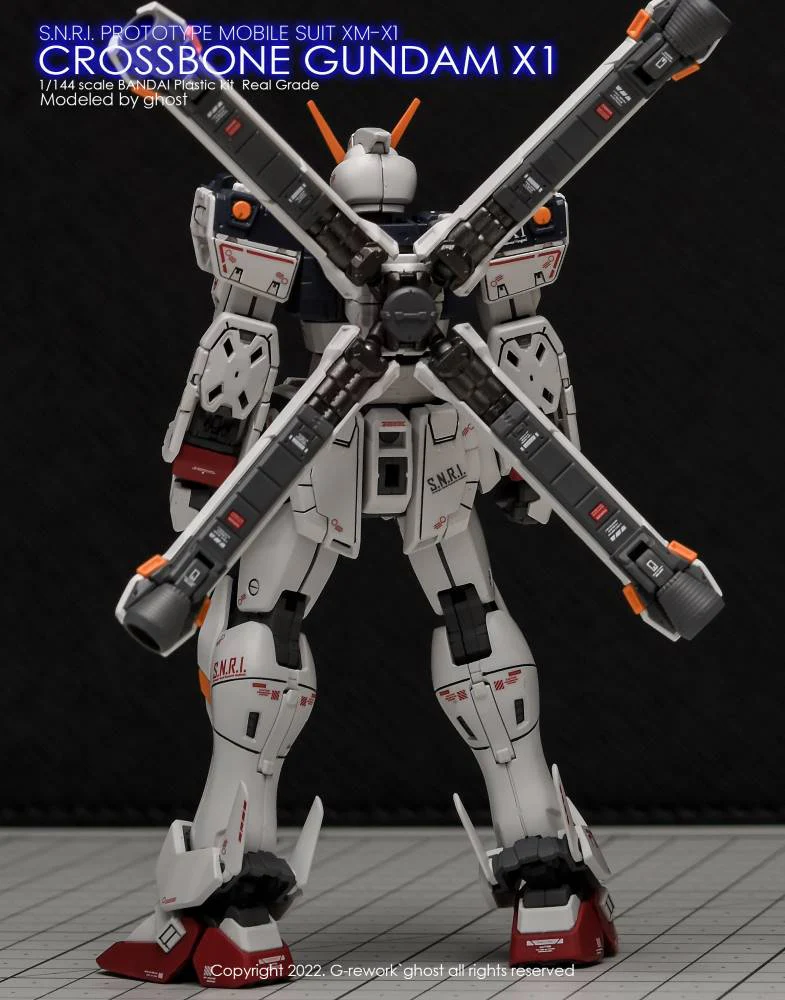 G-REWORK Decal RG31 RG Crossbone Gundam X1 - Image 4