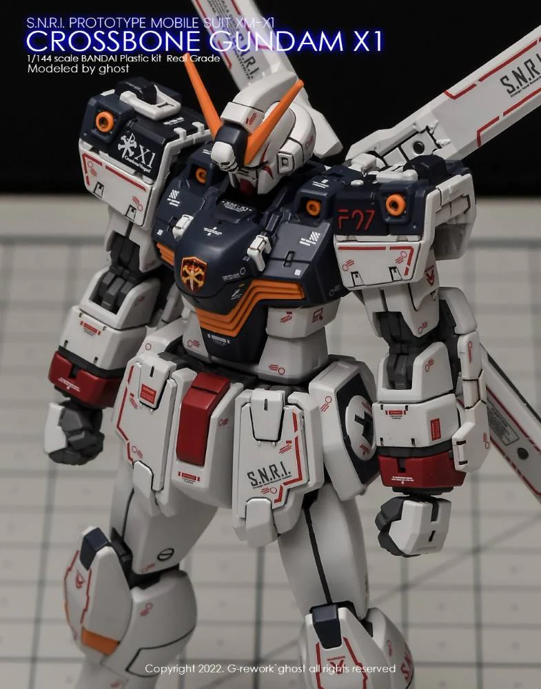 G-REWORK Decal RG31 RG Crossbone Gundam X1 - Image 5