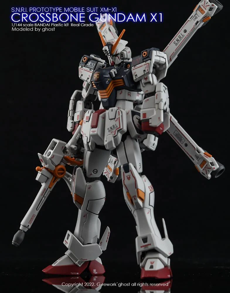 G-REWORK Decal RG31 RG Crossbone Gundam X1 - Image 7