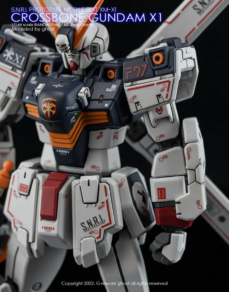G-REWORK Decal RG31 RG Crossbone Gundam X1 - Image 8