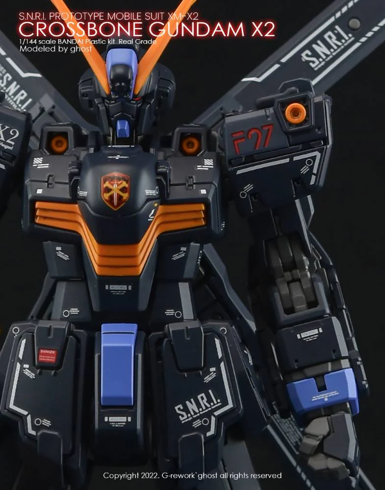 G-REWORK Decal RG31-X2 RG Crossbone Gundam X2 - Image 2