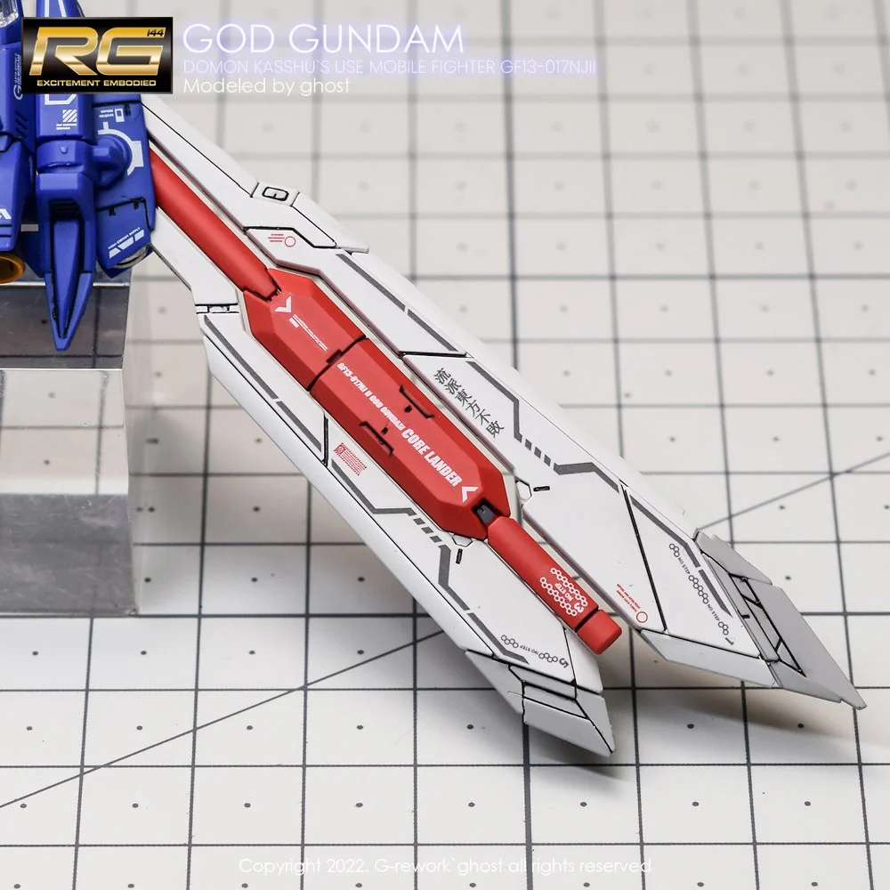 G-REWORK Decal RG37 RG God Gundam - Image 10