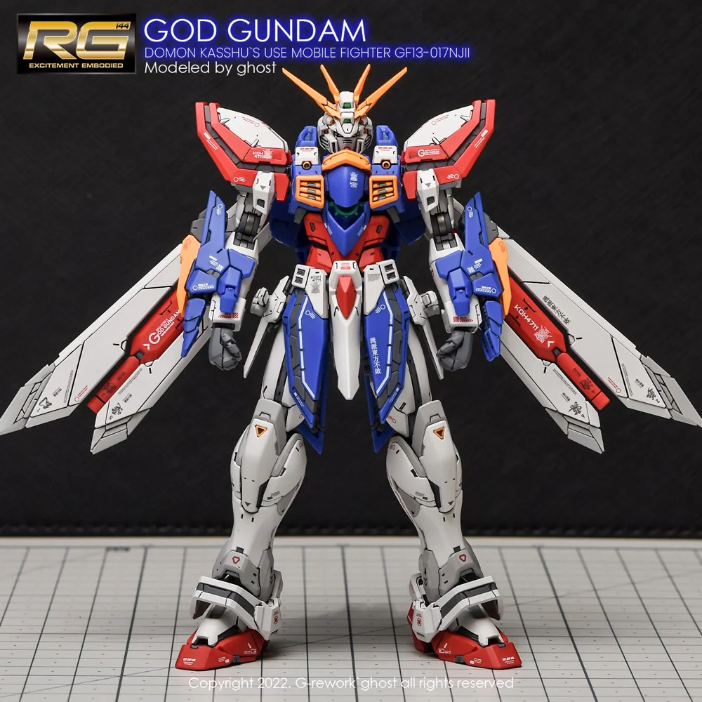 G-REWORK Decal RG37 RG God Gundam - Image 11