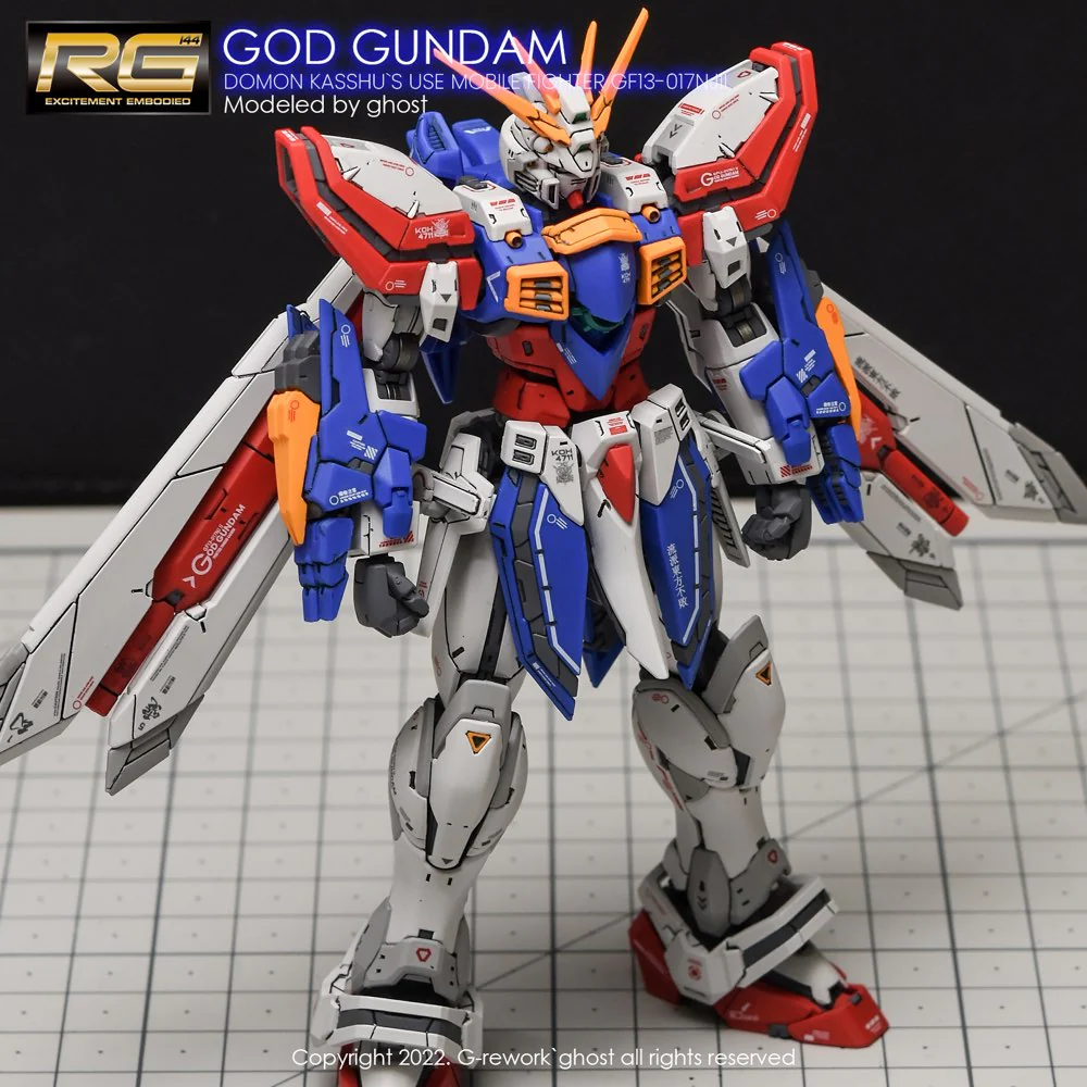 G-REWORK Decal RG37 RG God Gundam - Image 12