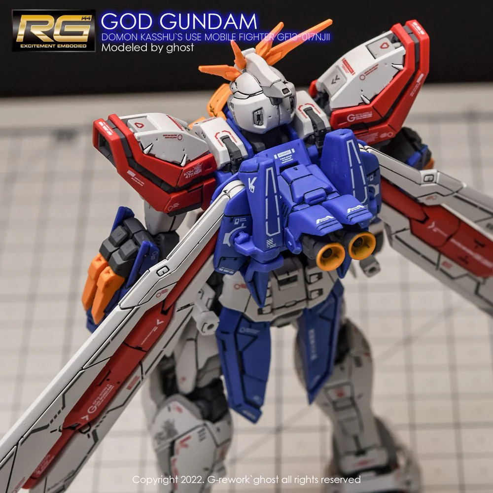 G-REWORK Decal RG37 RG God Gundam - Image 13