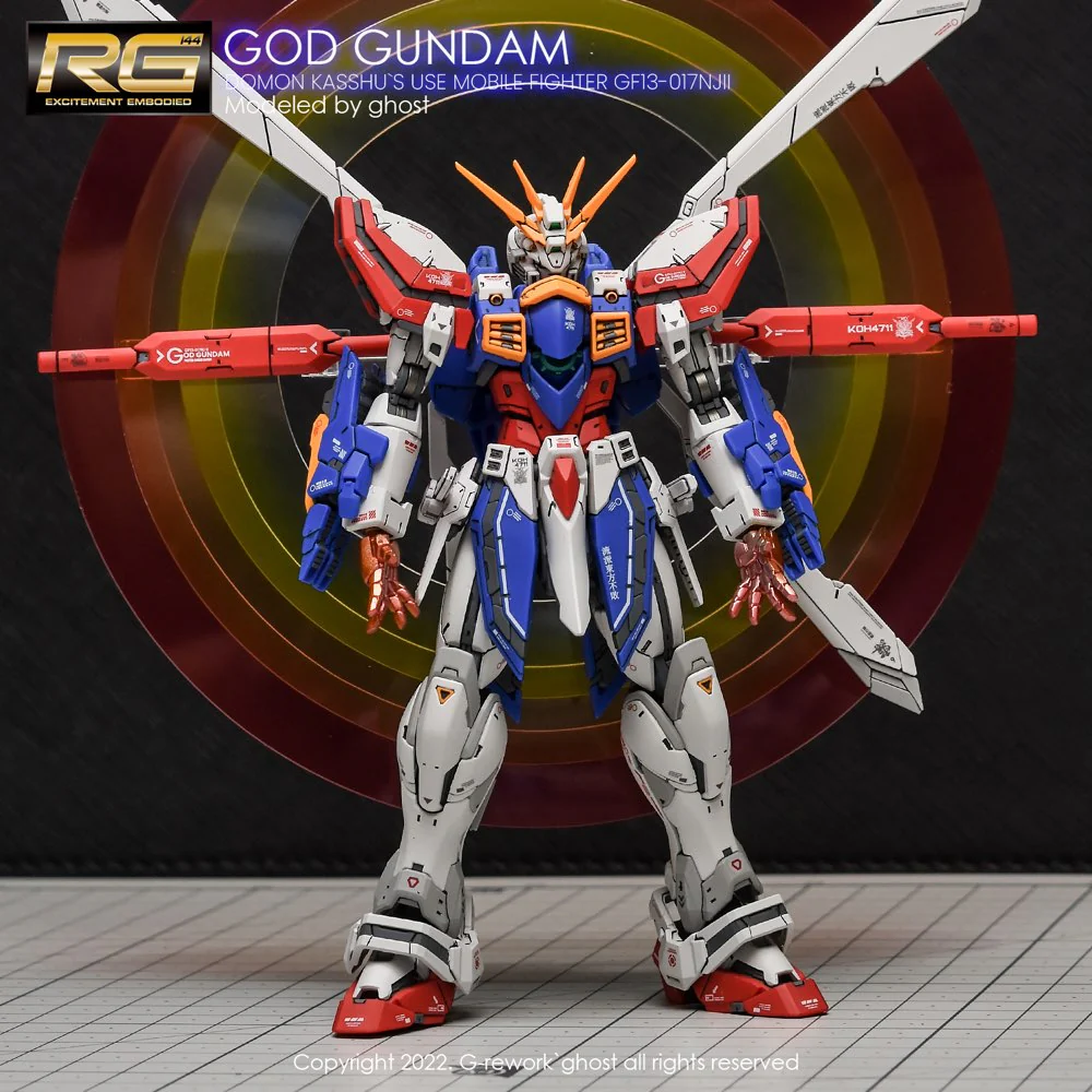 G-REWORK Decal RG37 RG God Gundam - Image 2