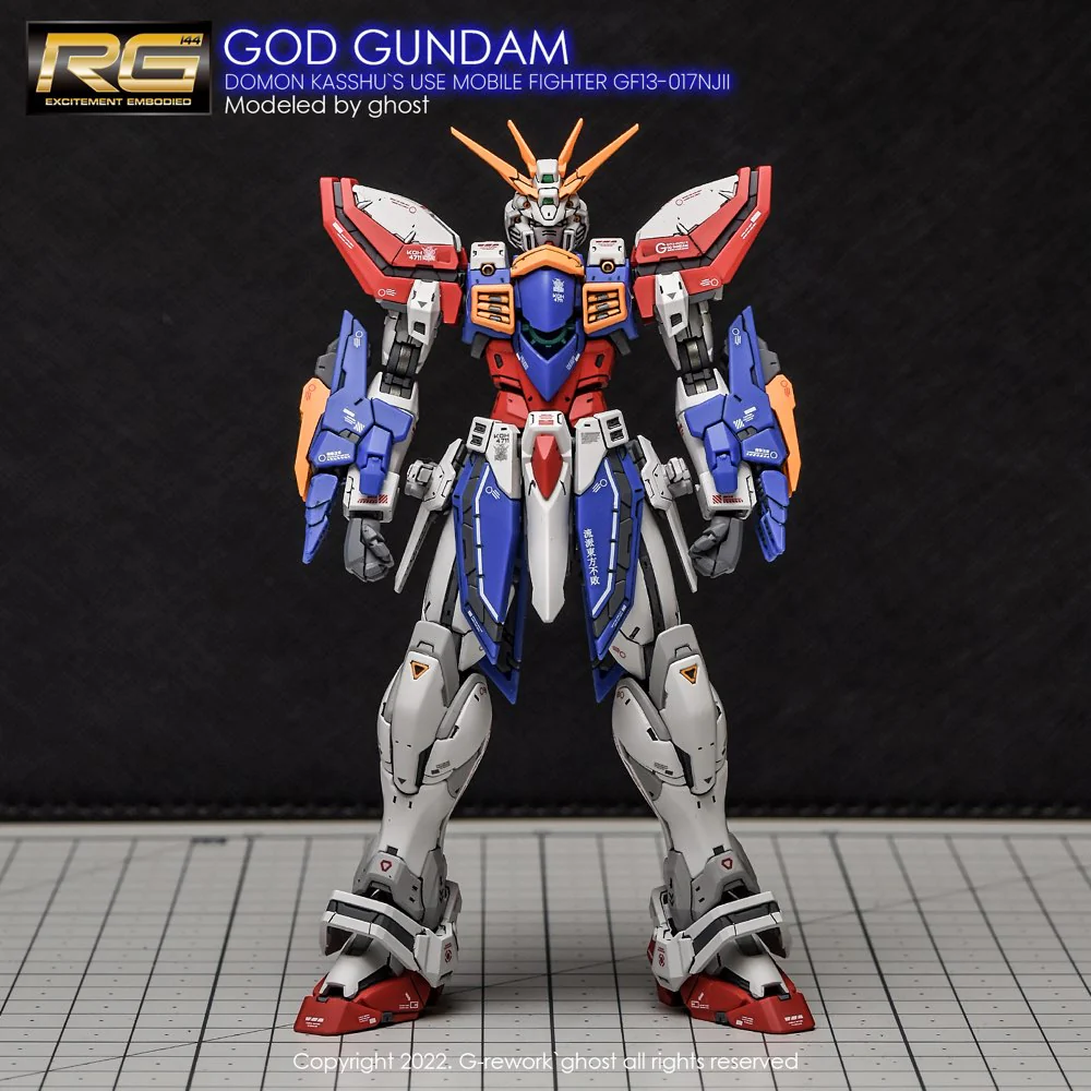 G-REWORK Decal RG37 RG God Gundam - Image 3