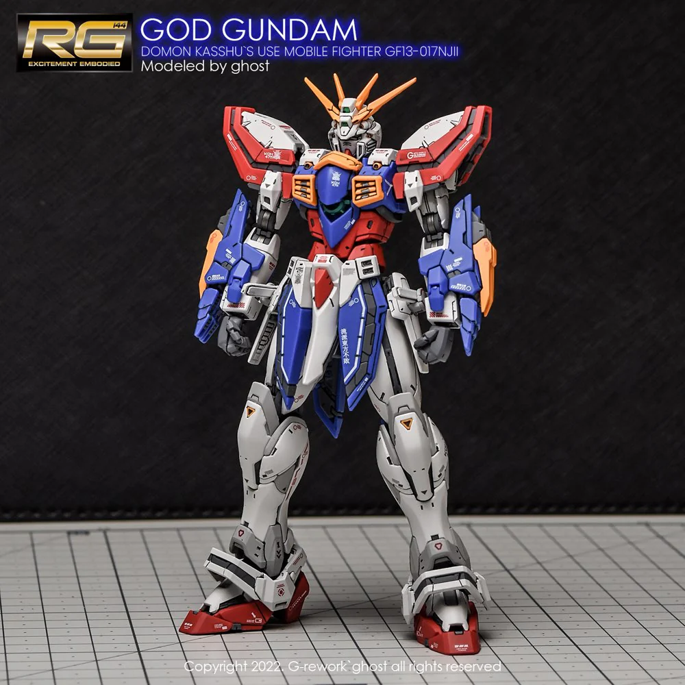 G-REWORK Decal RG37 RG God Gundam - Image 4