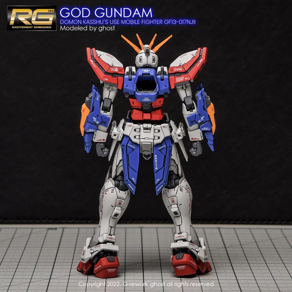 G-REWORK Decal RG37 RG God Gundam - Image 5
