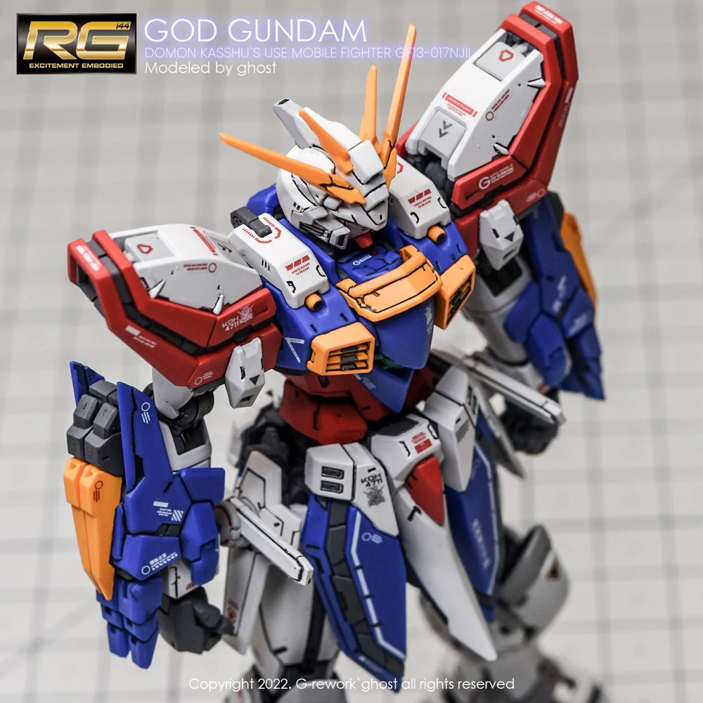 G-REWORK Decal RG37 RG God Gundam - Image 7