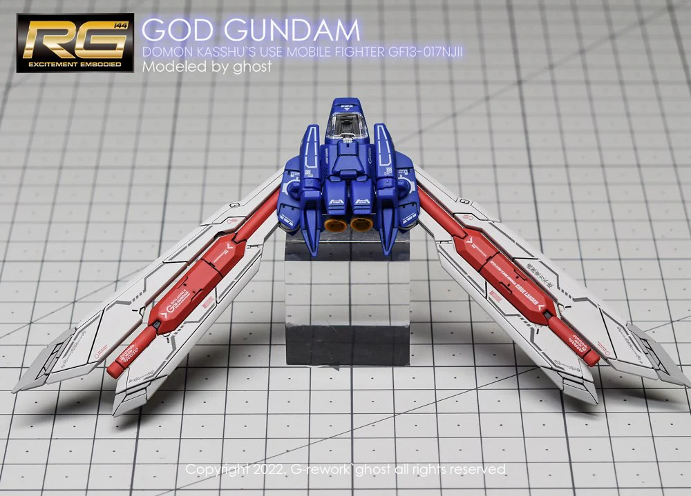 G-REWORK Decal RG37 RG God Gundam - Image 9