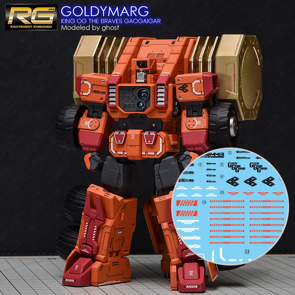 G-REWORK Decal RG-G02 RG Goldymarg