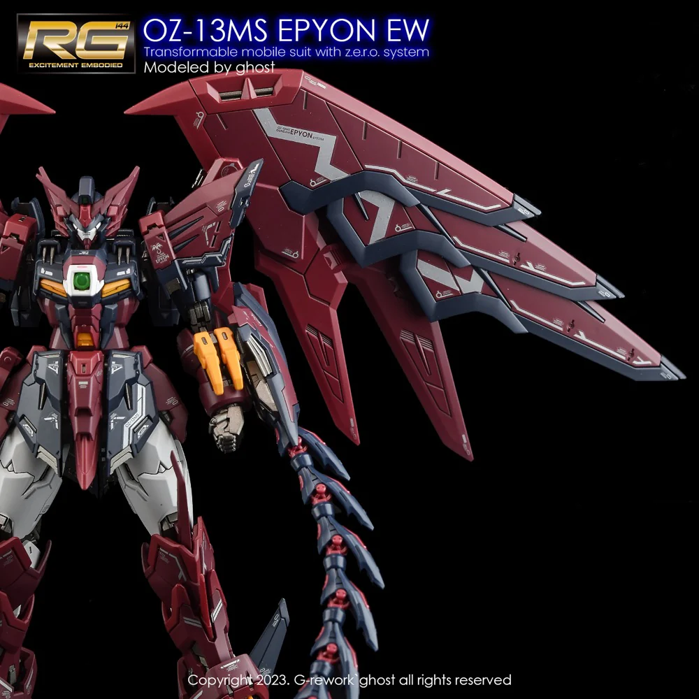 G-REWORK Decal RG38 RG Gundam Epyon - Image 5