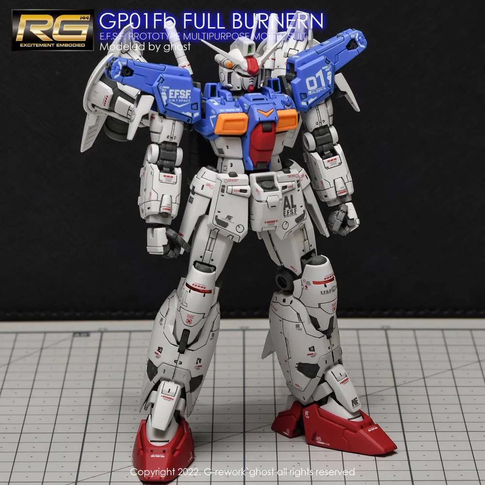 G-REWORK Decal RG13 RG Gundam GP01Fb Full Burnern - Image 3
