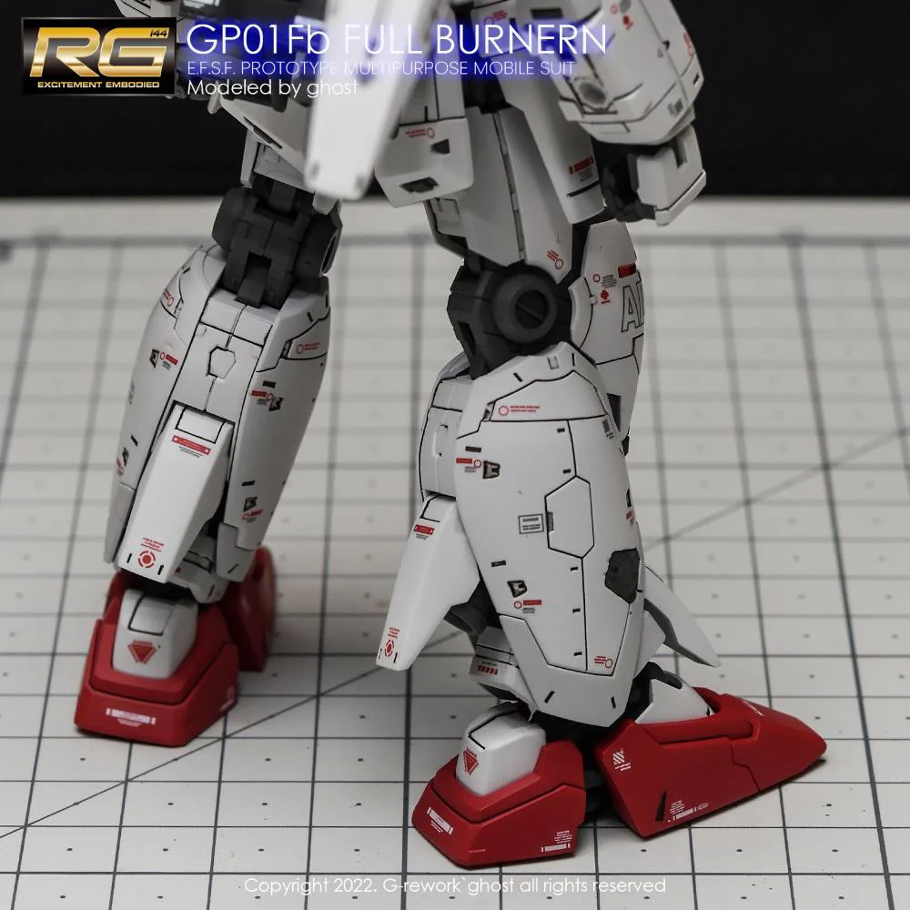 G-REWORK Decal RG13 RG Gundam GP01Fb Full Burnern - Image 6