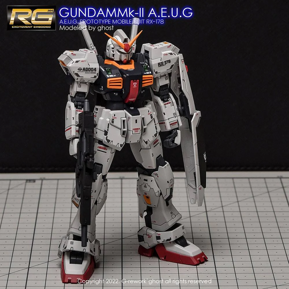 G-REWORK Decal RG08 RG Gundam Mk-II AEUG - Image 4