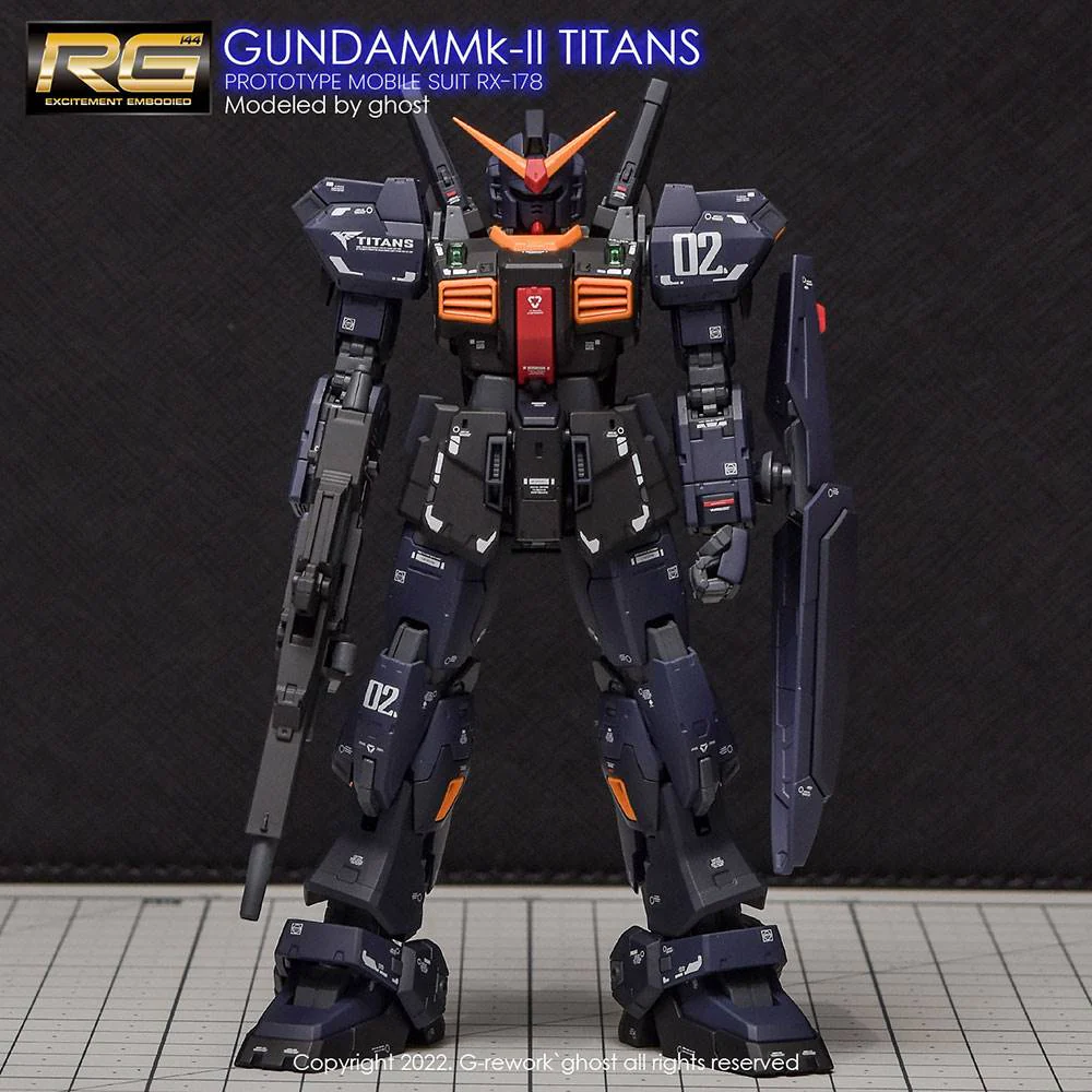 G-REWORK Decal RG07 RG Gundam Mk-II Titans - Image 2
