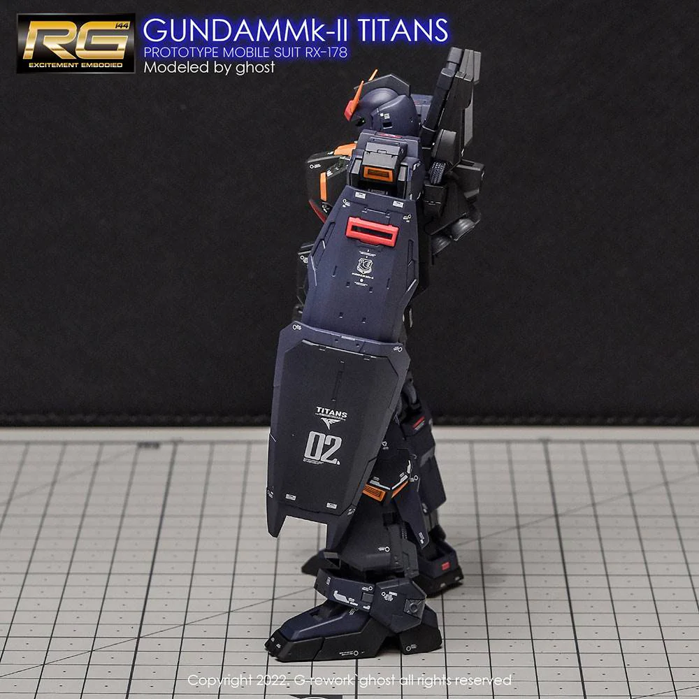 G-REWORK Decal RG07 RG Gundam Mk-II Titans - Image 5