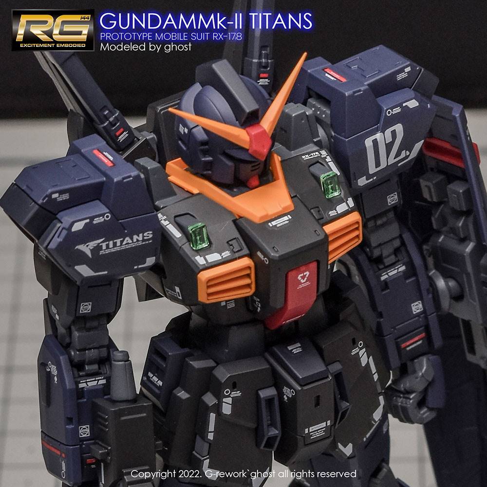 G-REWORK Decal RG07 RG Gundam Mk-II Titans - Image 7