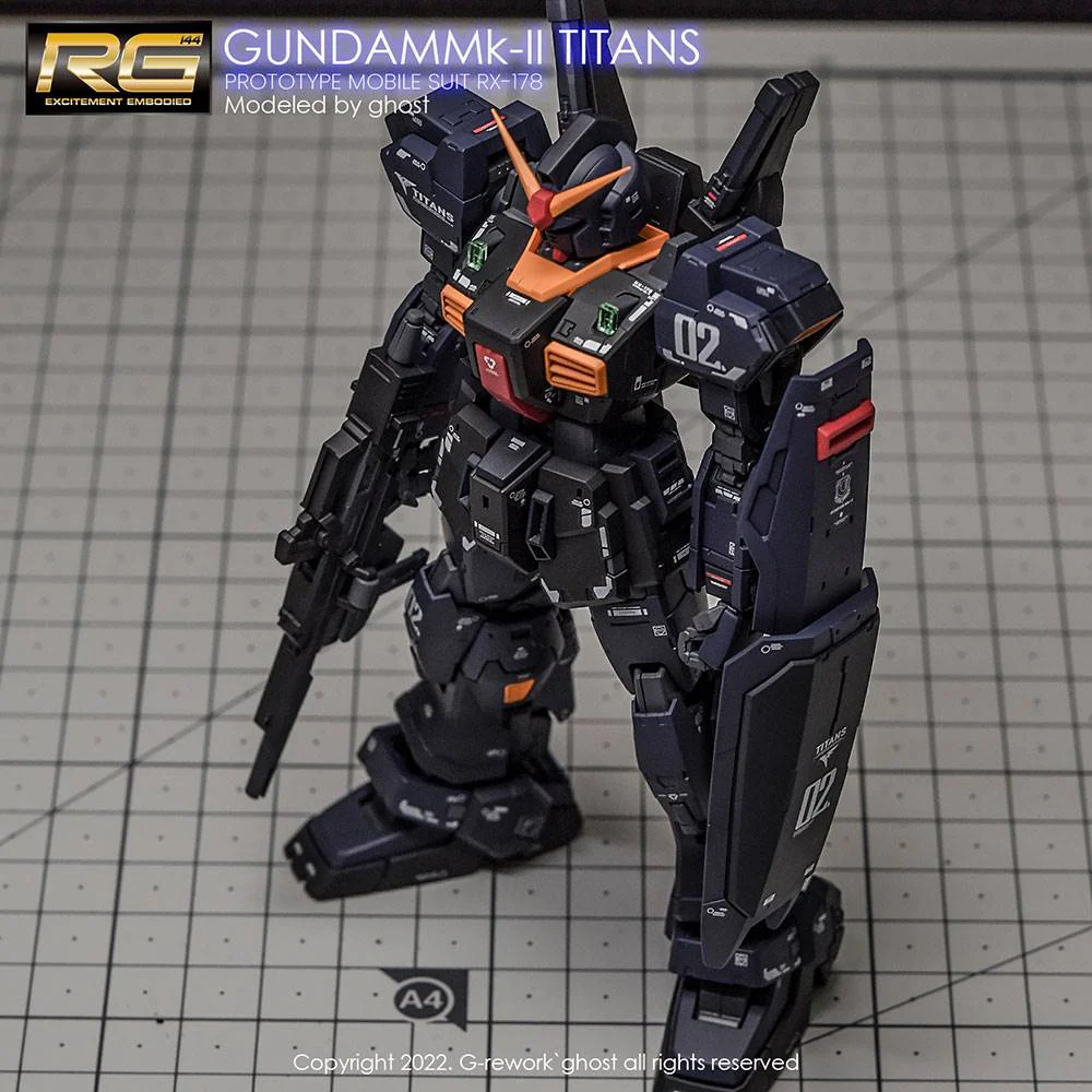 G-REWORK Decal RG07 RG Gundam Mk-II Titans - Image 8