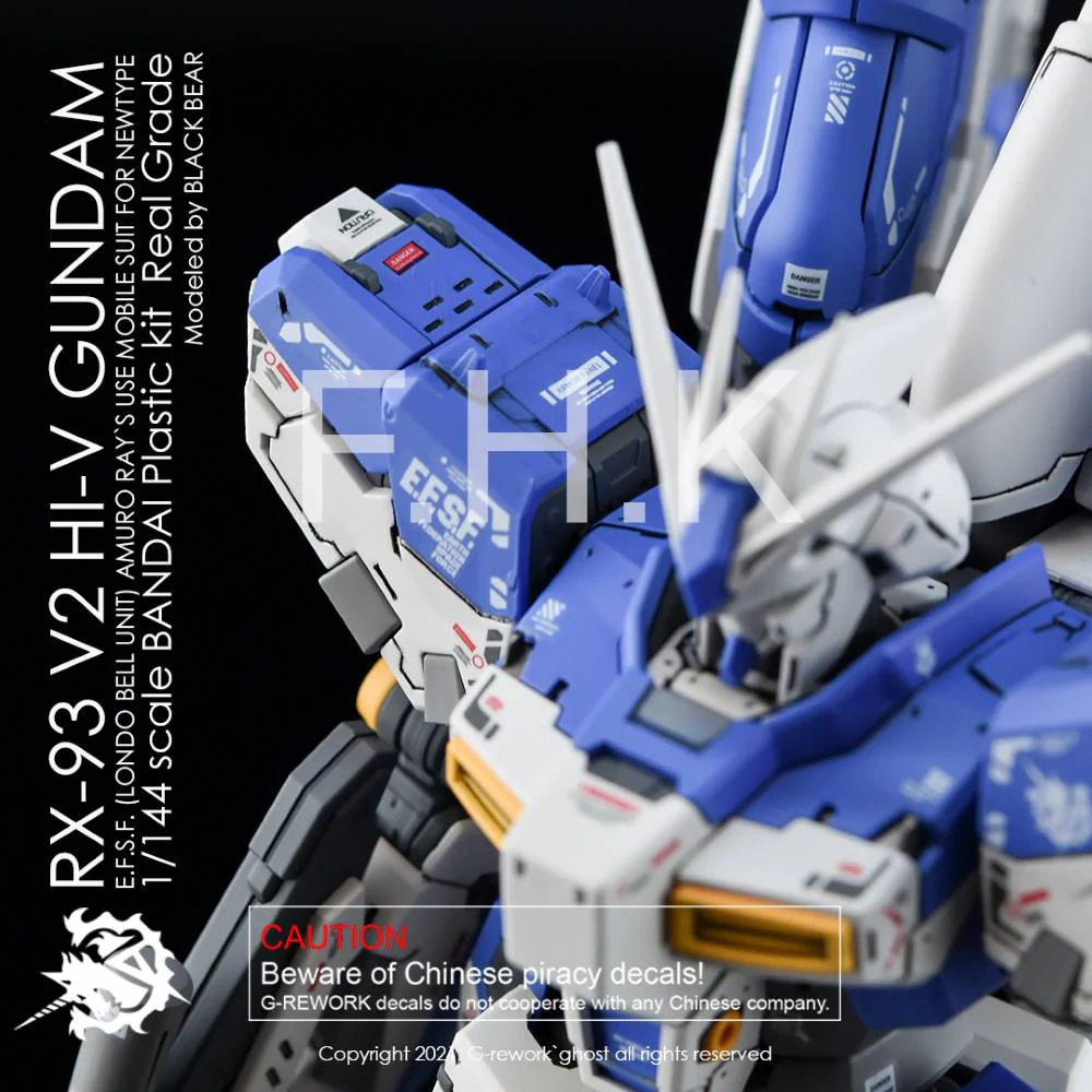 G-REWORK Decal RG36 RG Hi-Nu Gundam - Image 3