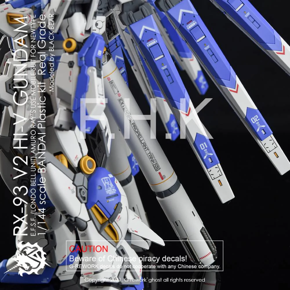 G-REWORK Decal RG36 RG Hi-Nu Gundam - Image 4
