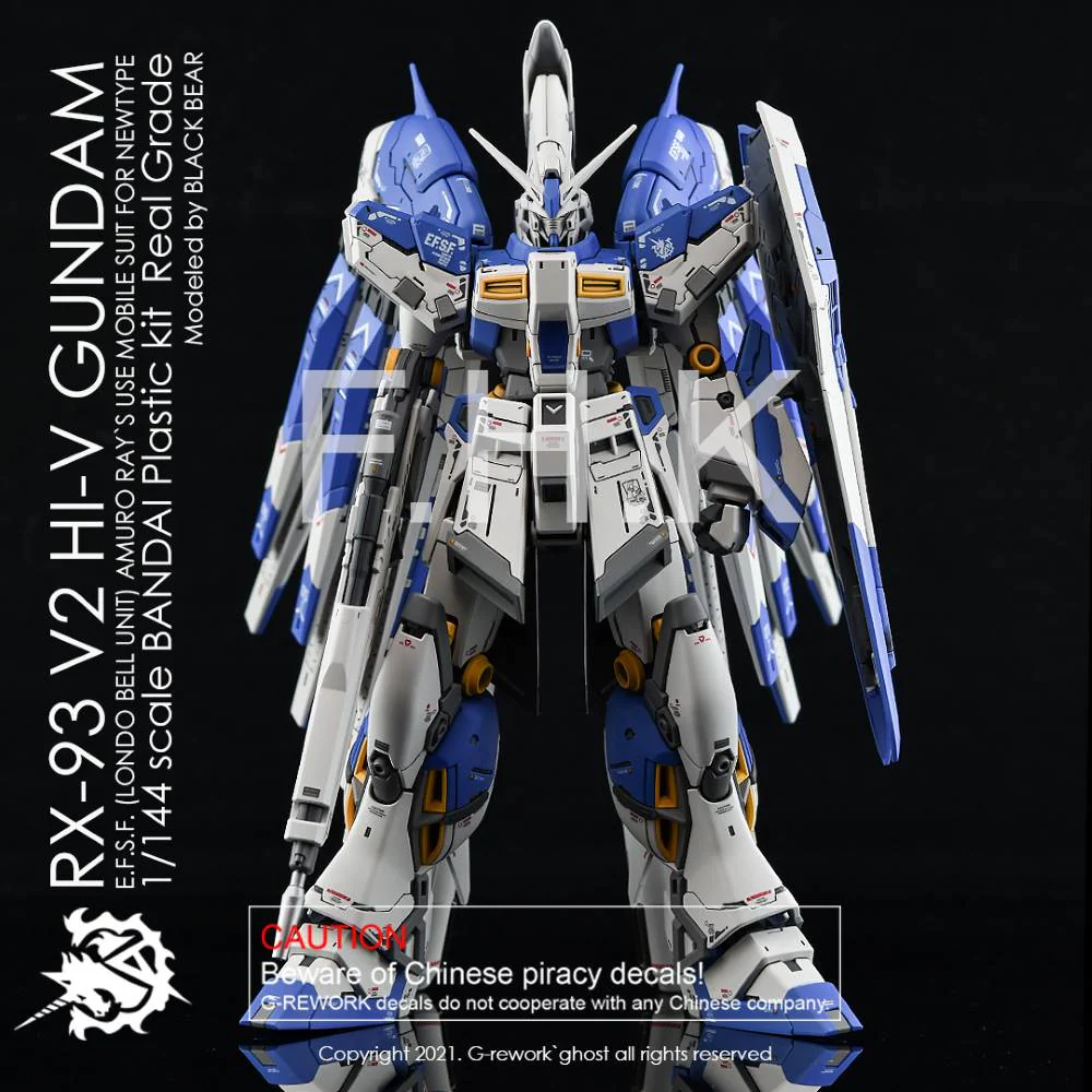 G-REWORK Decal RG36 RG Hi-Nu Gundam - Image 7