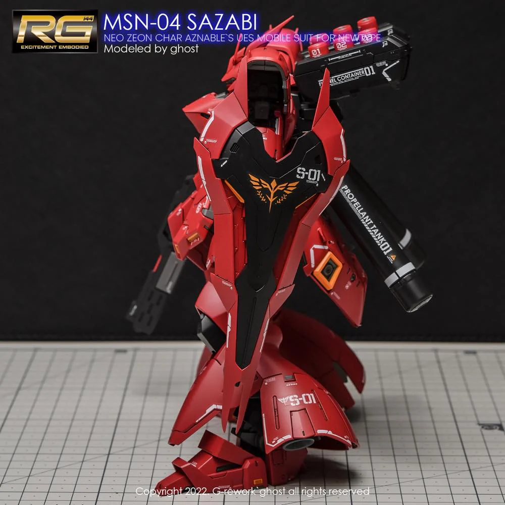 G-REWORK Decal RG29 RG Sazabi (Decal v2.0) - Image 10