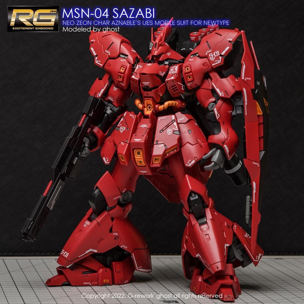 G-REWORK Decal RG29 RG Sazabi (Decal v2.0) - Image 11