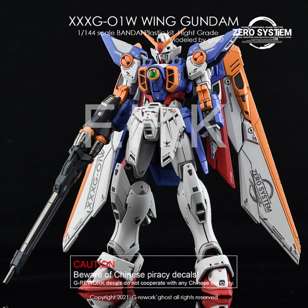 G-REWORK Decal RG35 RG Wing Gundam TV Ver. - Image 2