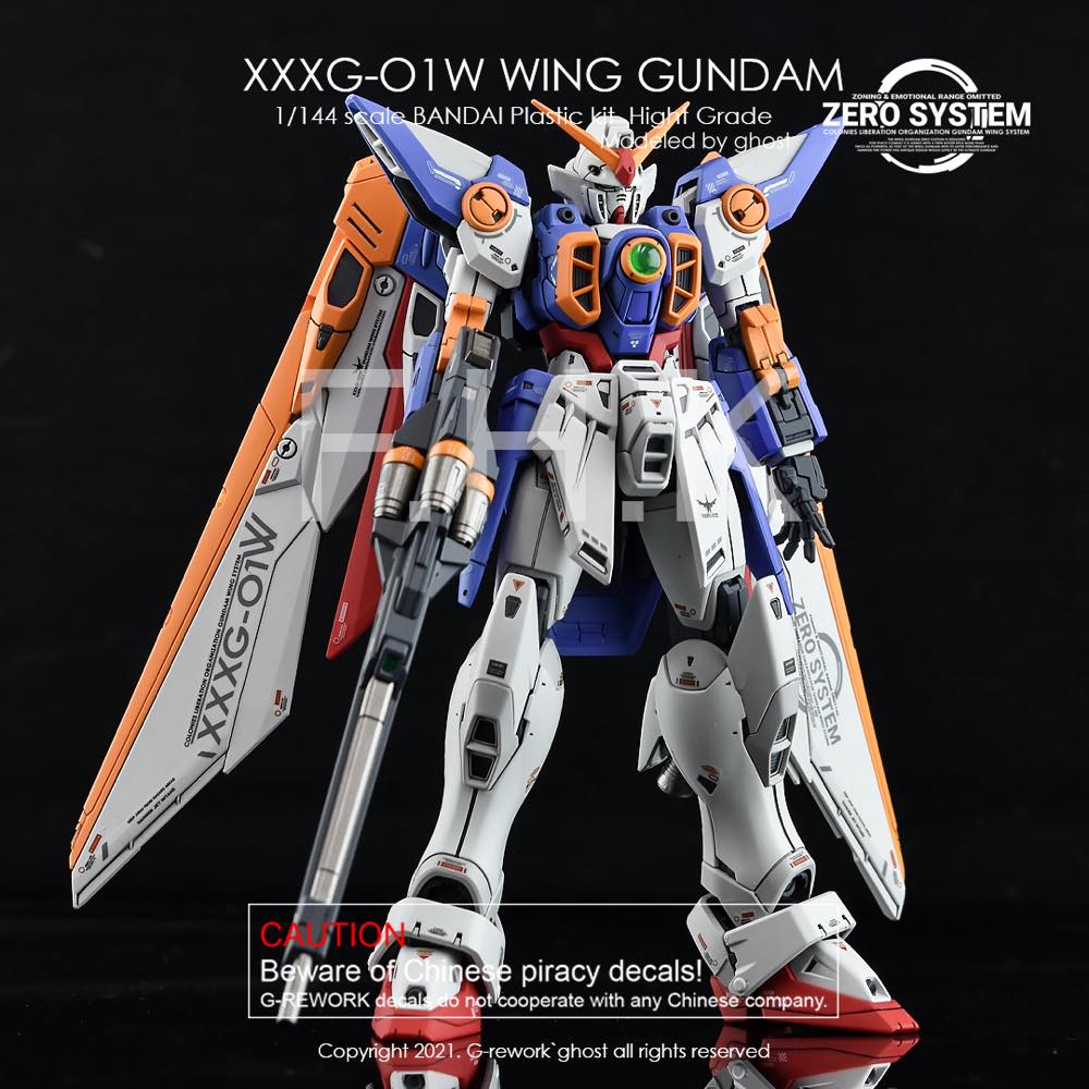 G-REWORK Decal RG35 RG Wing Gundam TV Ver. - Image 3