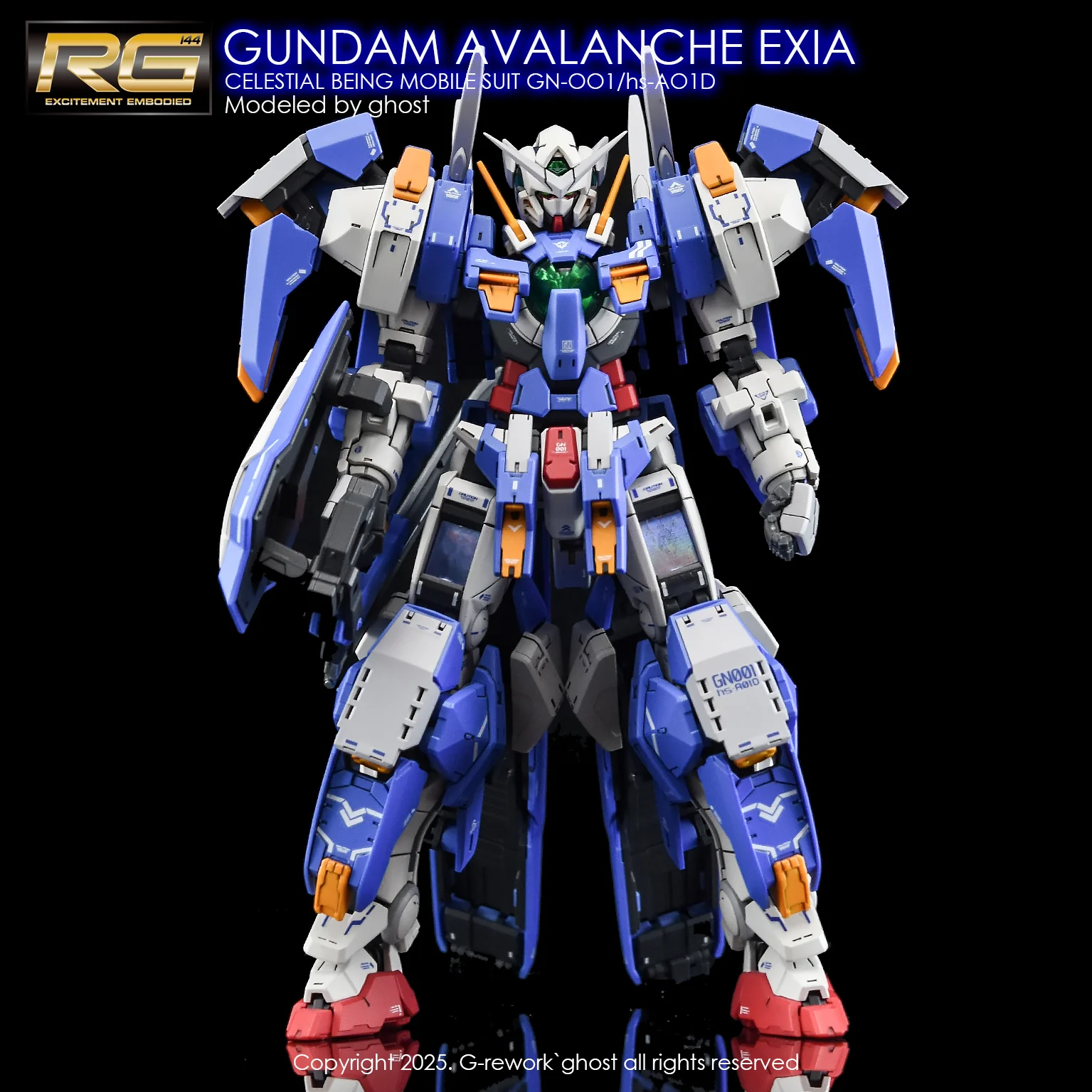G-REWORK Decal RG15-AE RG Gundam Avalanche Exia - Image 3