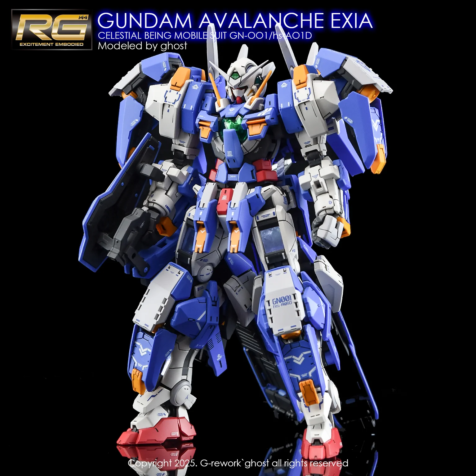 G-REWORK Decal RG15-AE RG Gundam Avalanche Exia - Image 4