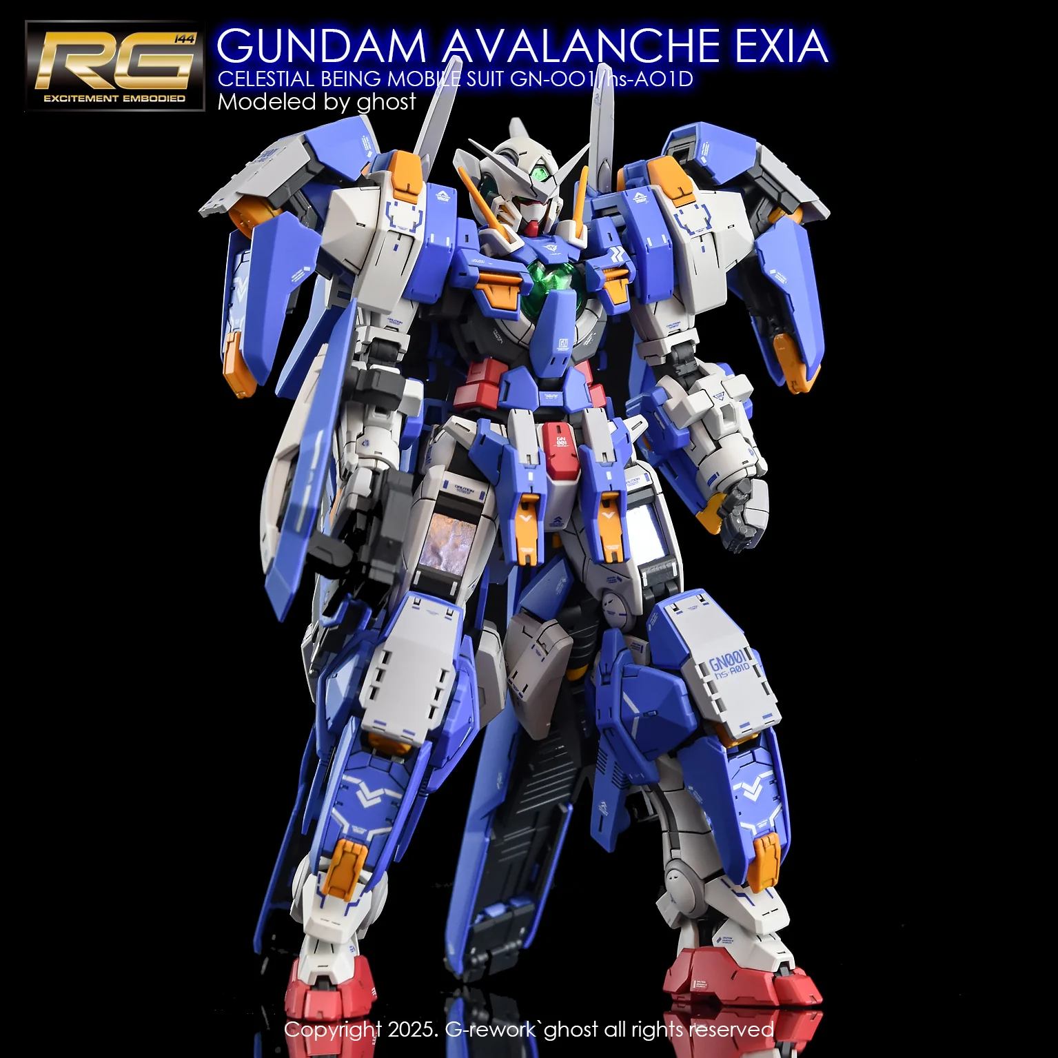 G-REWORK Decal RG15-AE RG Gundam Avalanche Exia - Image 5