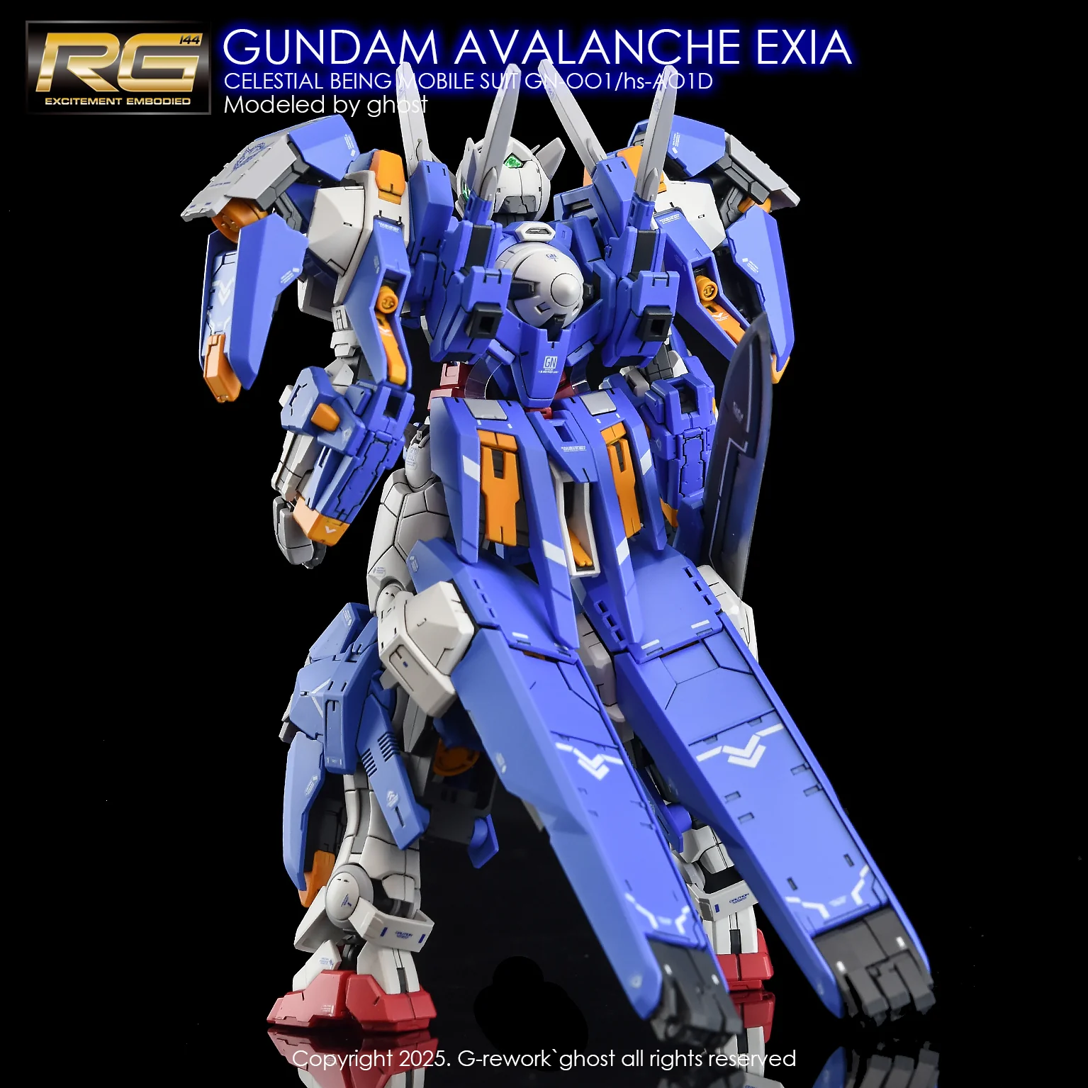 G-REWORK Decal RG15-AE RG Gundam Avalanche Exia - Image 6