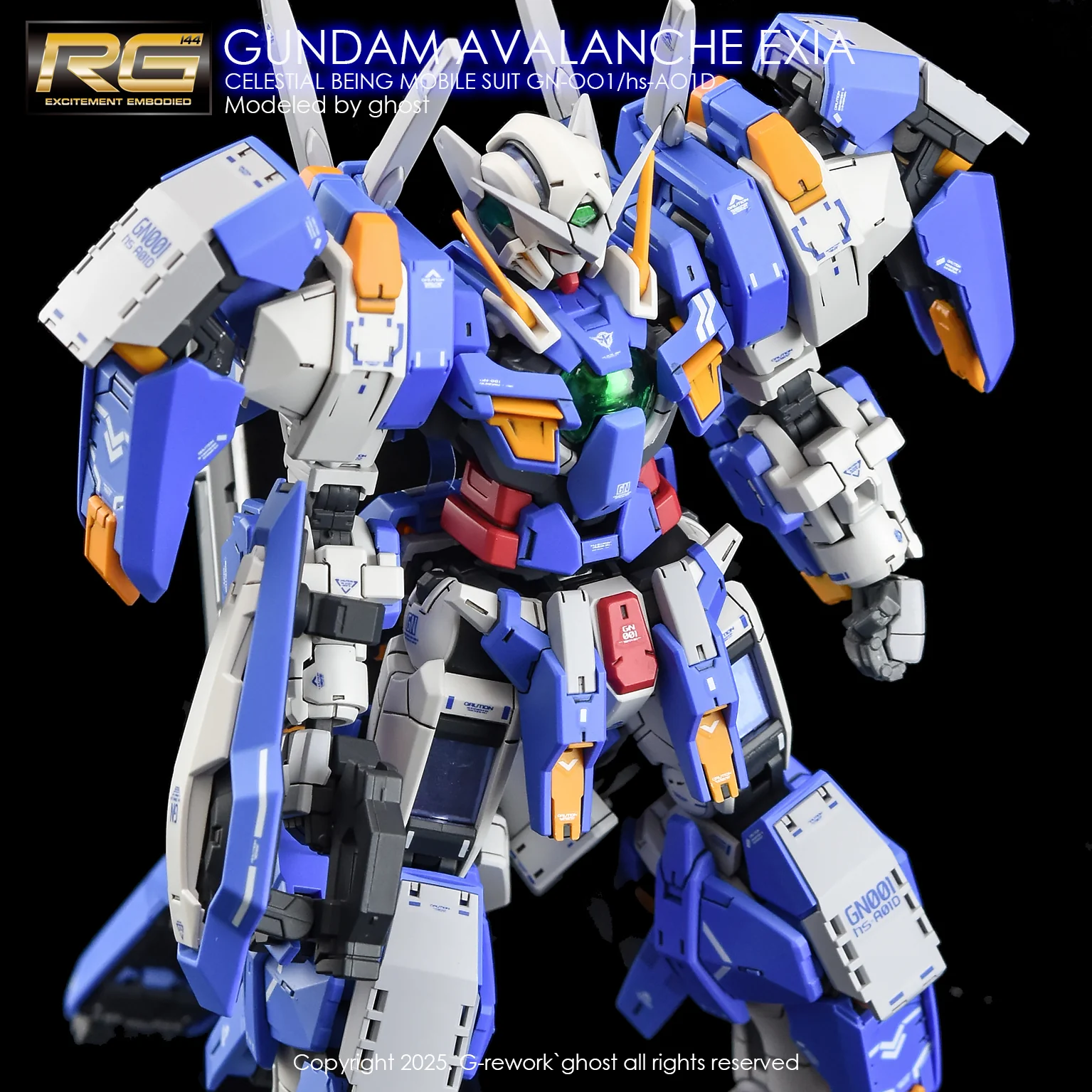 G-REWORK Decal RG15-AE RG Gundam Avalanche Exia - Image 8