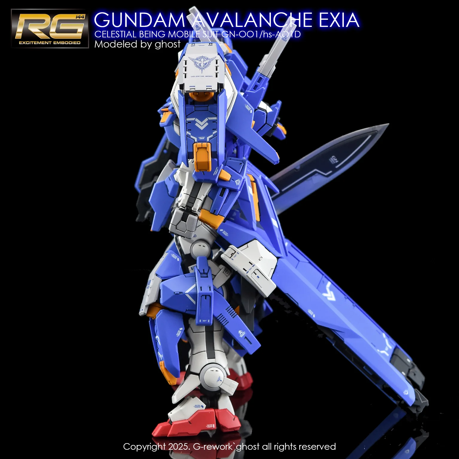 G-REWORK Decal RG15-AE RG Gundam Avalanche Exia - Image 9