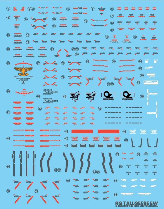 G-REWORK Decal RG28 RG Tallgeese - Image 15