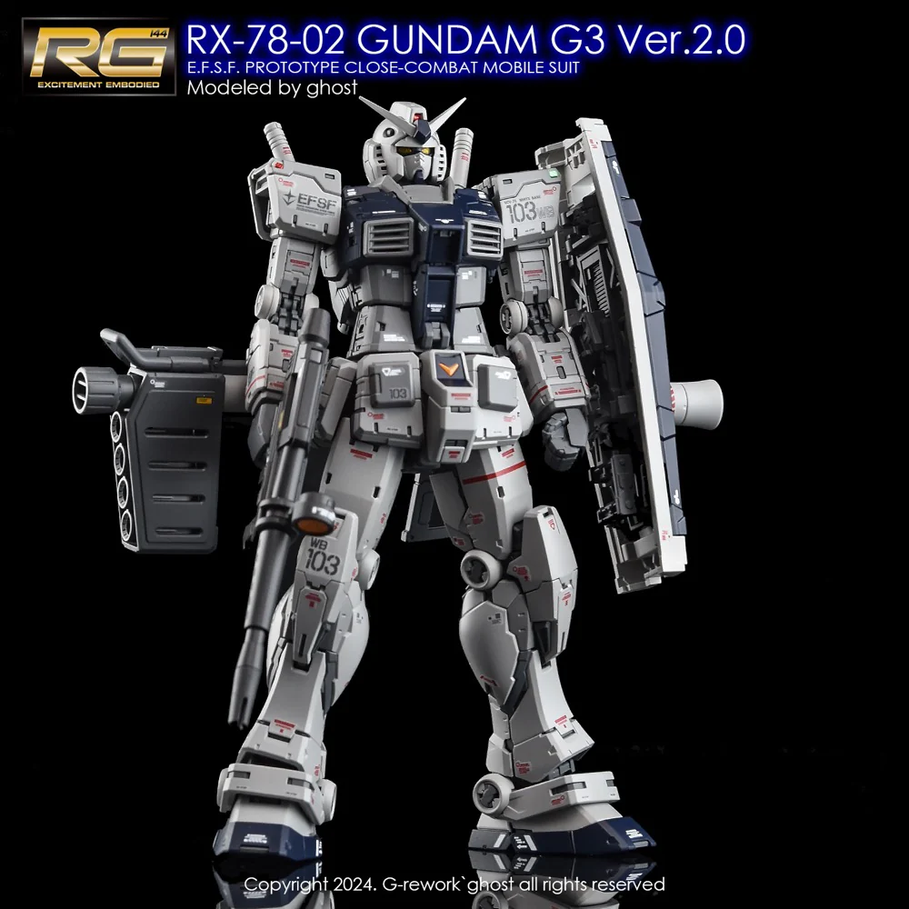 G-REWORK Decal RG40-G3 RG RX-78-2 Gundam G3 Ver 2.0 - Image 4
