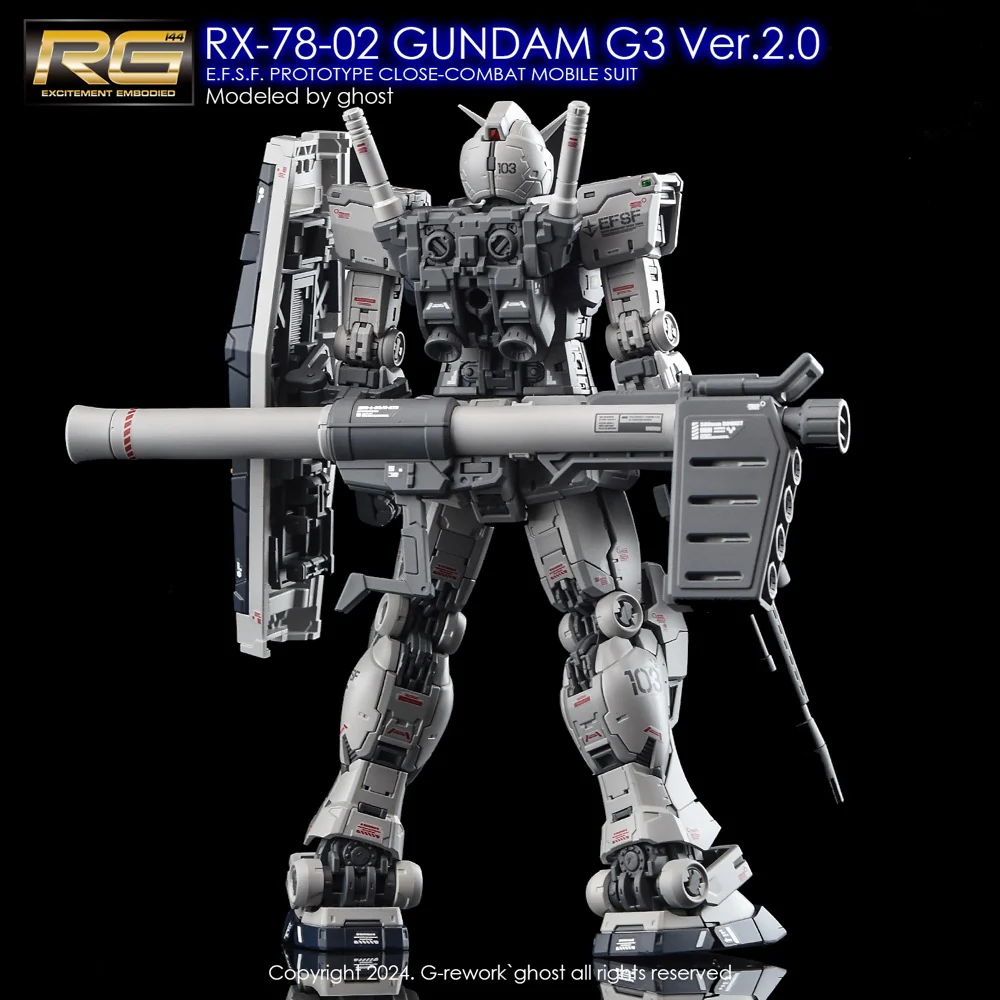 G-REWORK Decal RG40-G3 RG RX-78-2 Gundam G3 Ver 2.0 - Image 5