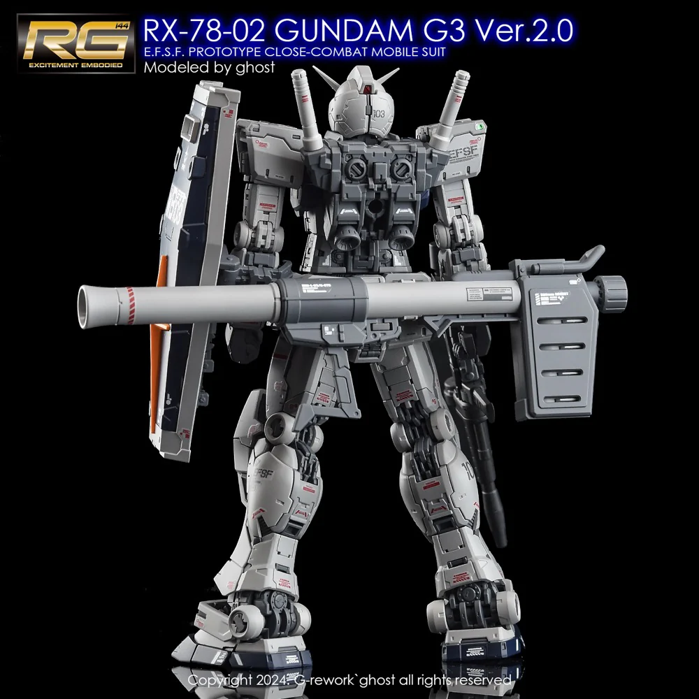 G-REWORK Decal RG40-G3 RG RX-78-2 Gundam G3 Ver 2.0 - Image 6