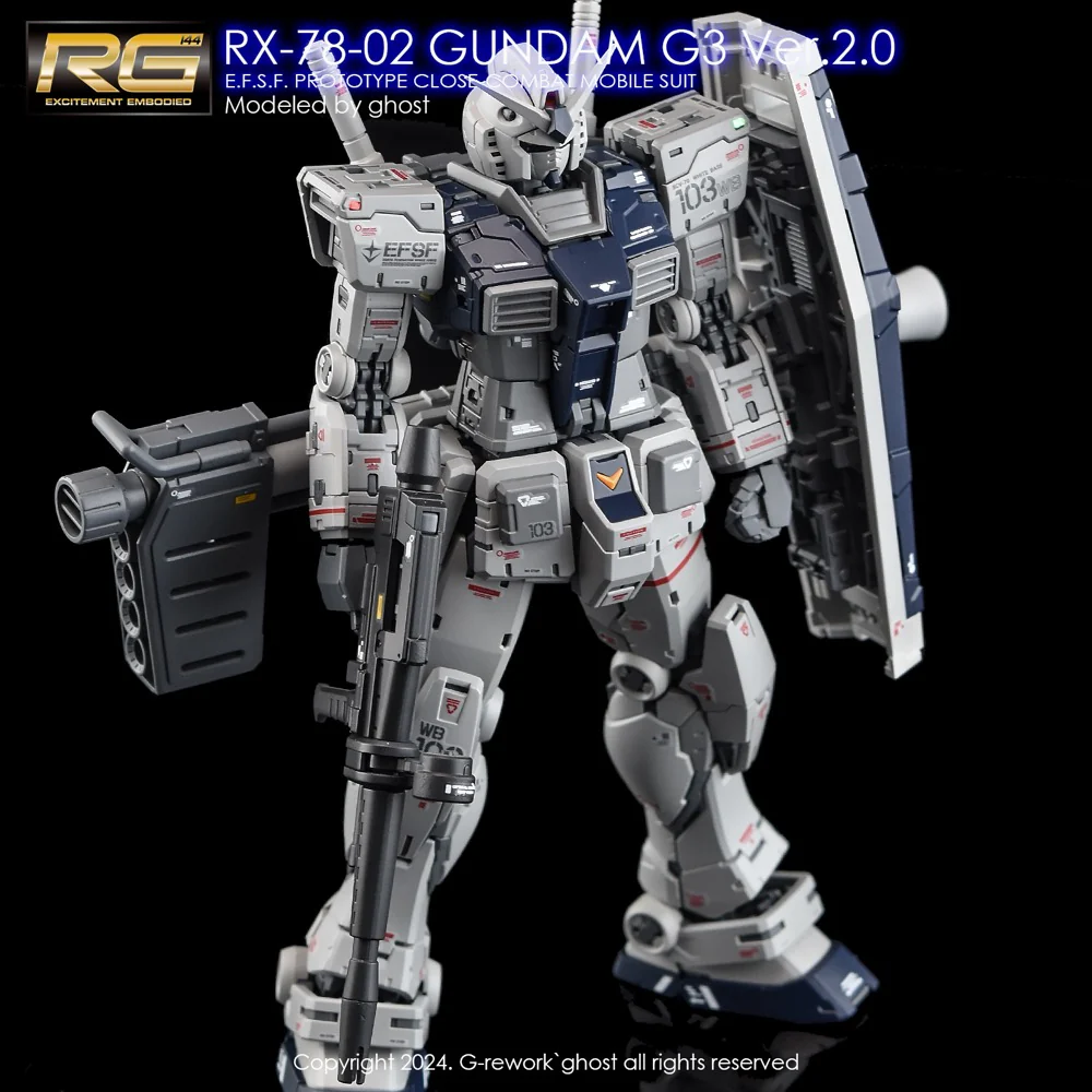 G-REWORK Decal RG40-G3 RG RX-78-2 Gundam G3 Ver 2.0 - Image 7