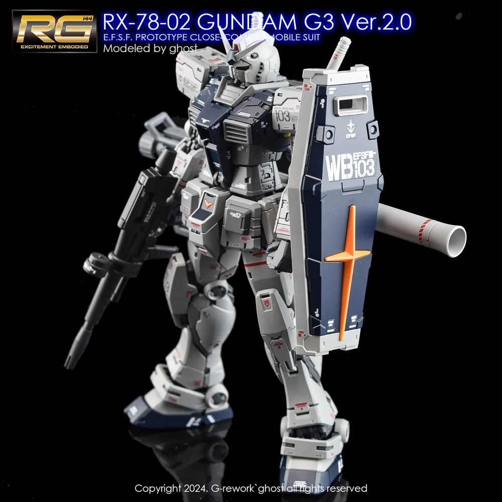 G-REWORK Decal RG40-G3 RG RX-78-2 Gundam G3 Ver 2.0 - Image 8