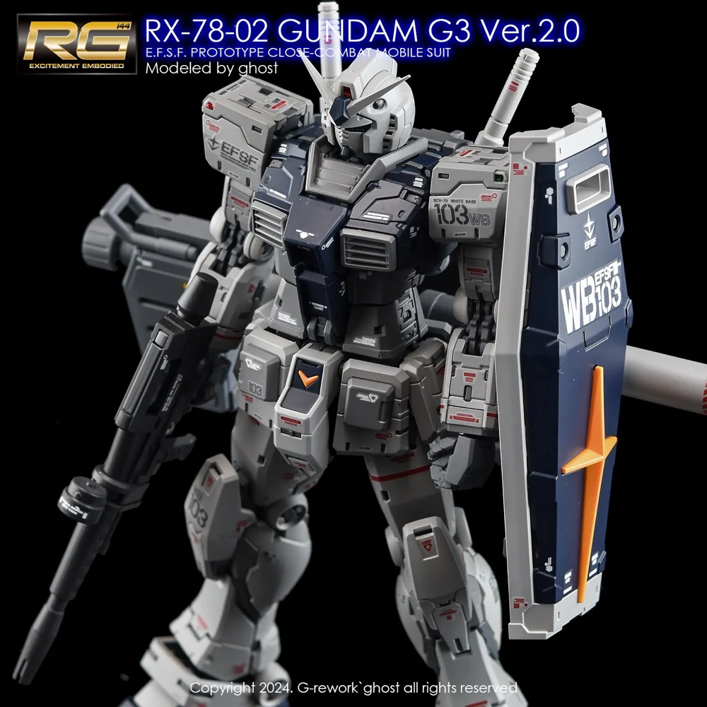 G-REWORK Decal RG40-G3 RG RX-78-2 Gundam G3 Ver 2.0 - Image 9