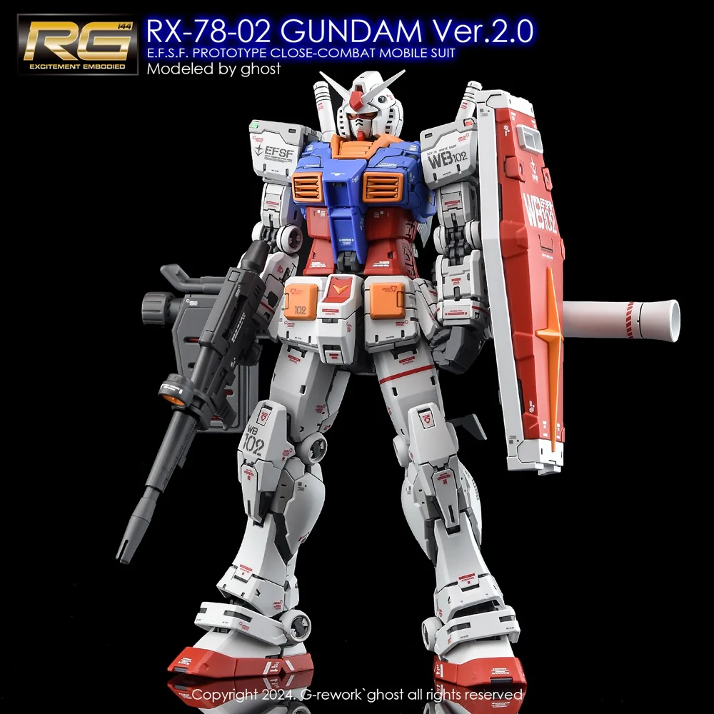 G-REWORK Decal RG40 RG RX-78-2 Gundam Ver 2.0 - Image 3