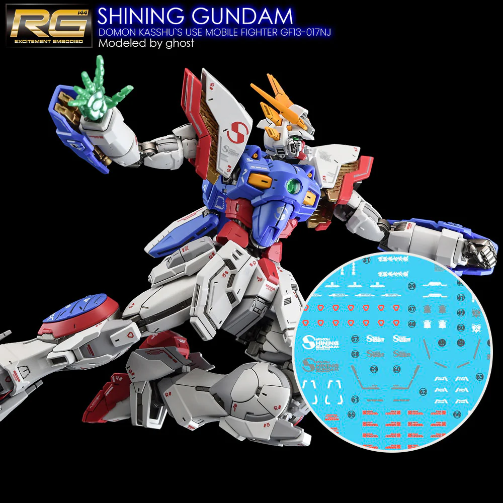 G-REWORK Decal RG42 RG Shining Gundam
