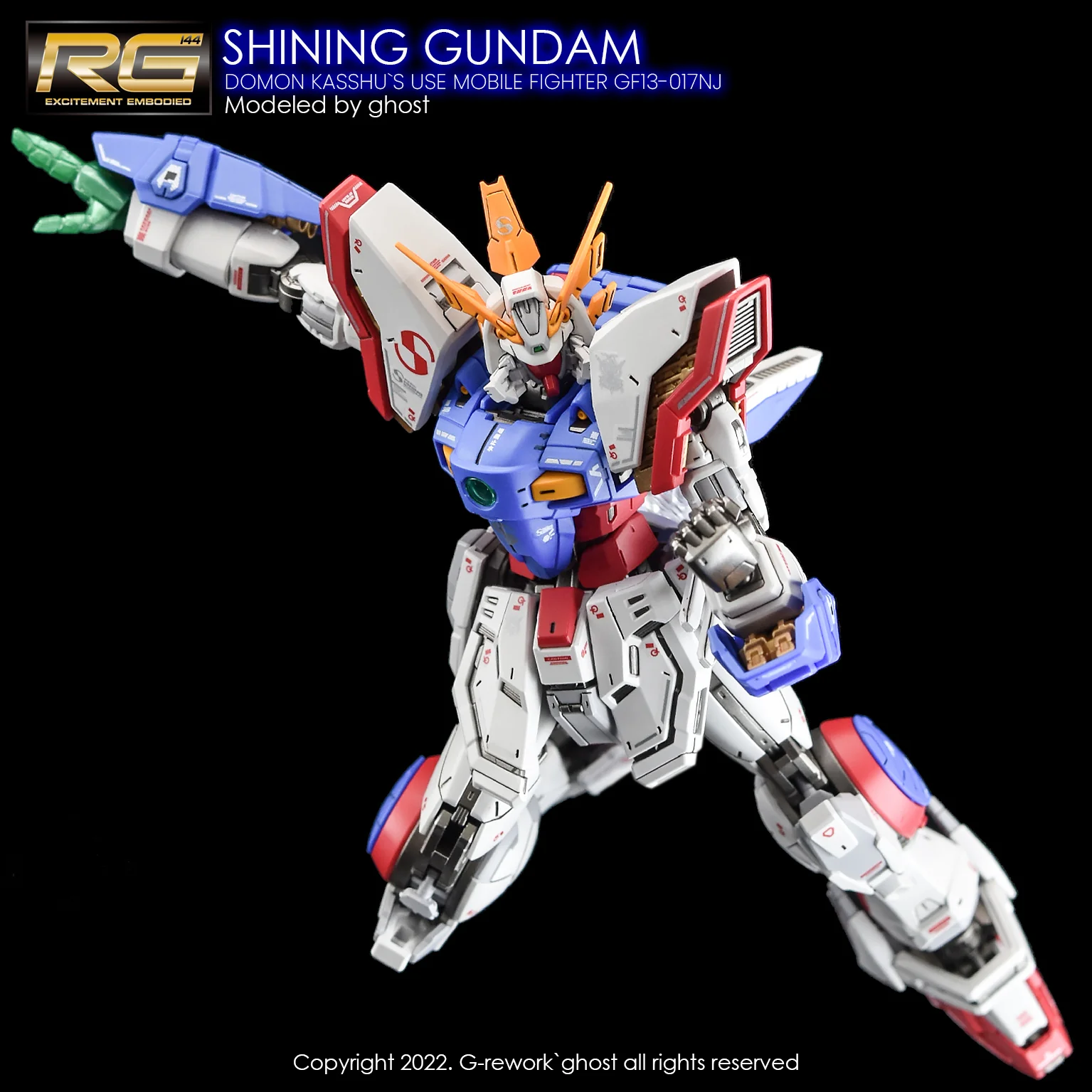 G-REWORK Decal RG42 RG Shining Gundam - Image 11