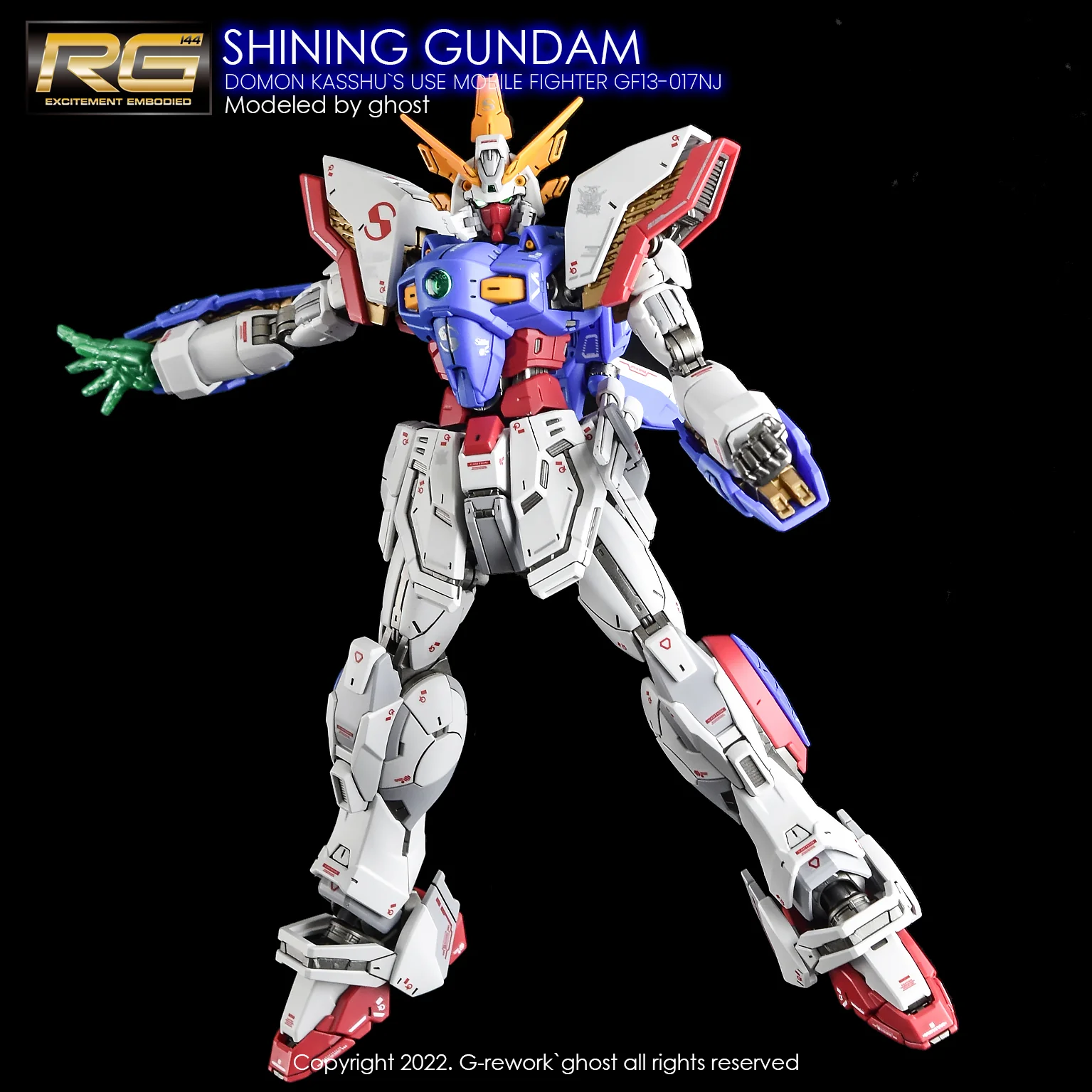 G-REWORK Decal RG42 RG Shining Gundam - Image 12