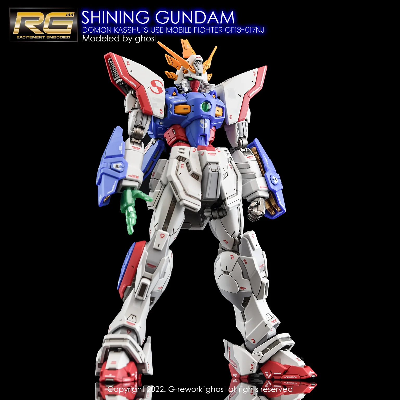 G-REWORK Decal RG42 RG Shining Gundam - Image 5